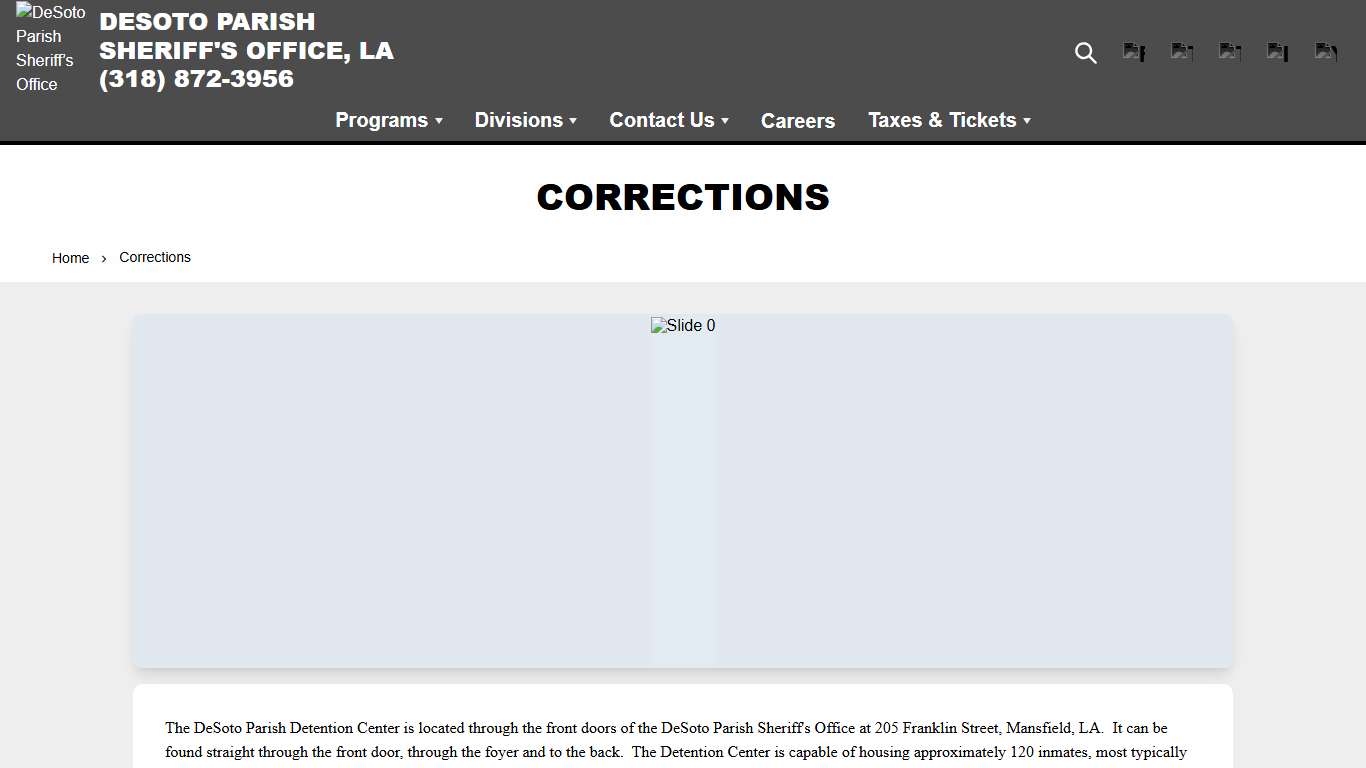 Corrections DeSoto Parish Sheriff’s Office (LA)